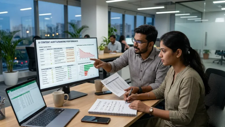 Indian SEO professionals auditing AI-generated content after Google AI update