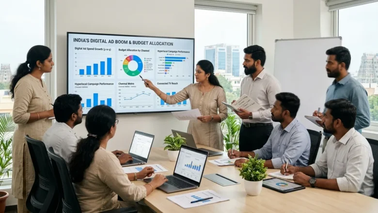 Indian marketers planning digital ad budgets for Chennai businesses