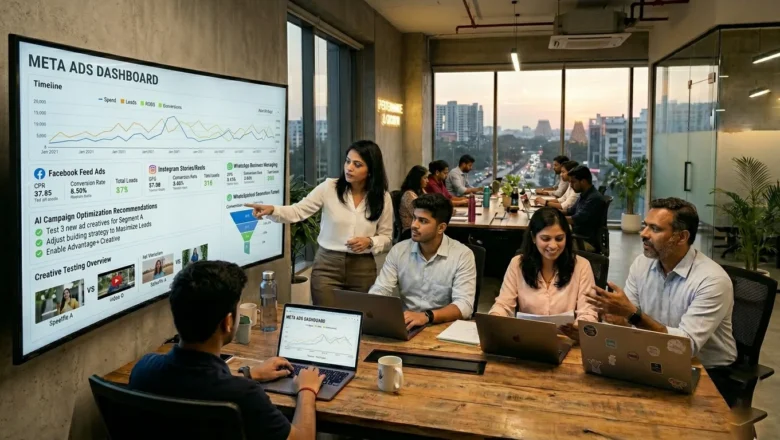 Indian marketers reviewing Meta AI and Meta Ads automation for campaign performance