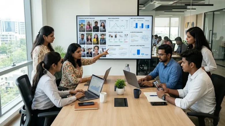 Indian professionals reviewing Google Business Profile and Ask Maps local search updates