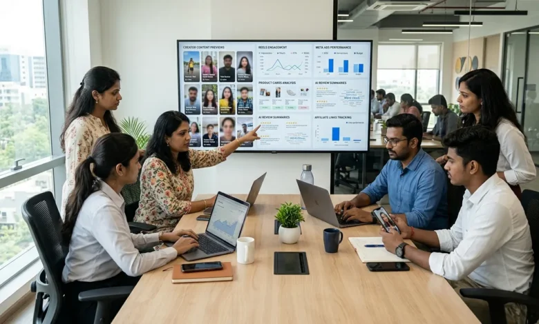 Indian professionals reviewing Google Business Profile and Ask Maps local search updates