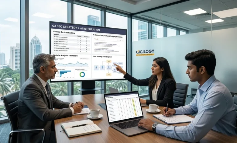 Indian professionals planning SEO vs AEO vs GEO vs SXO strategy for business growth