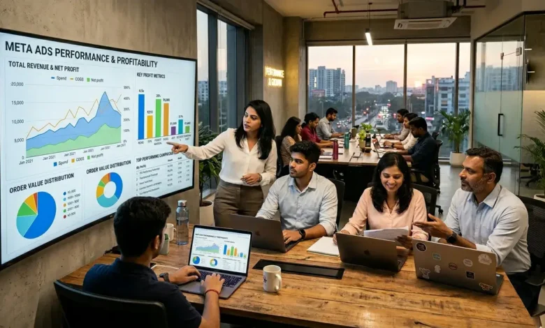 Indian marketing professionals reviewing AI-driven martech stack dashboards for data, privacy, and campaign performance.